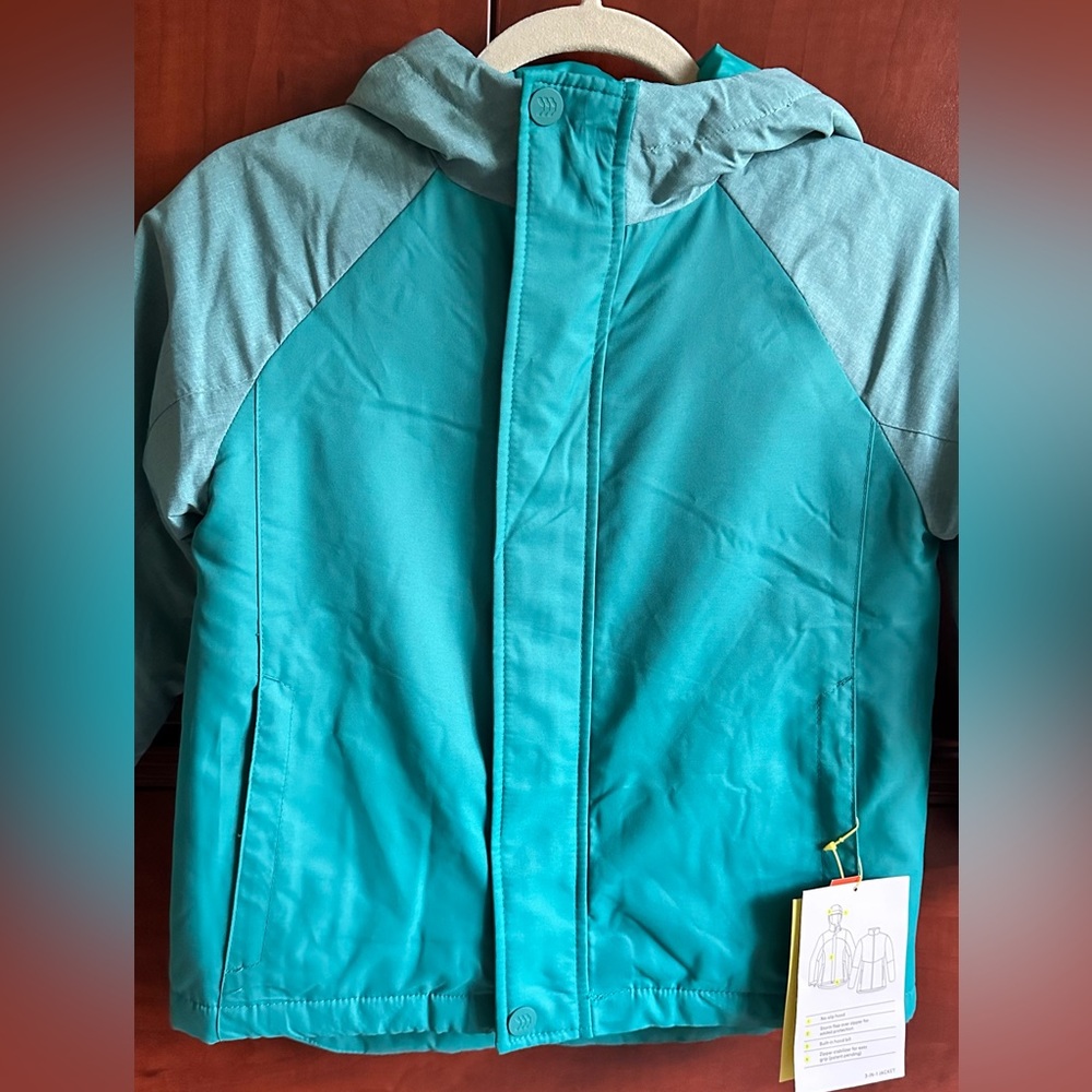 NWT Kids All In Motion 3 in 1 Winter Jacket Size Small